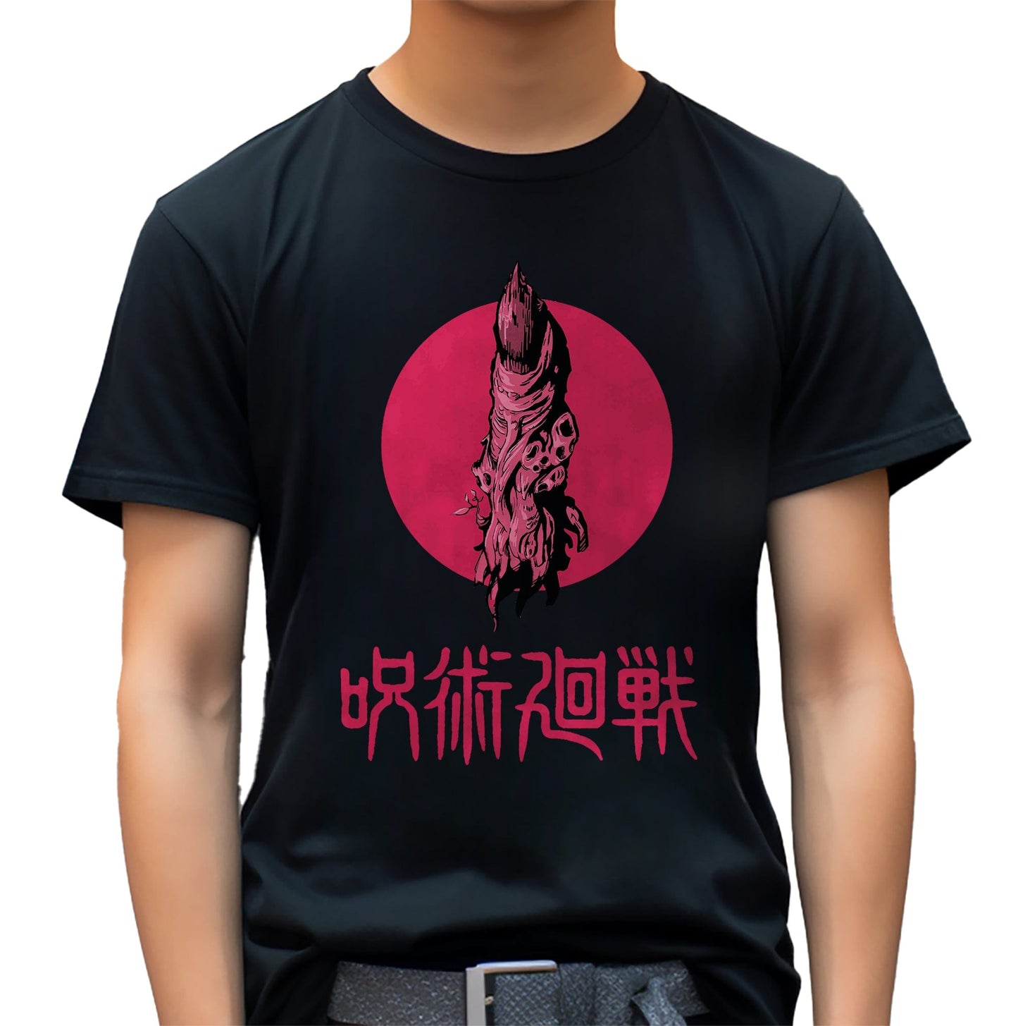 Satoru Anime Finger T-Shirt
