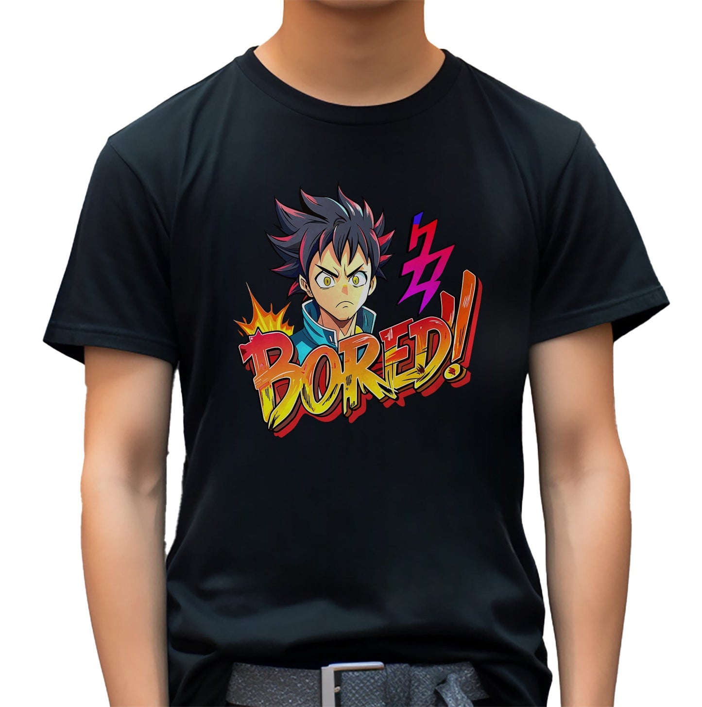 Bored Anime Boy T-Shirt