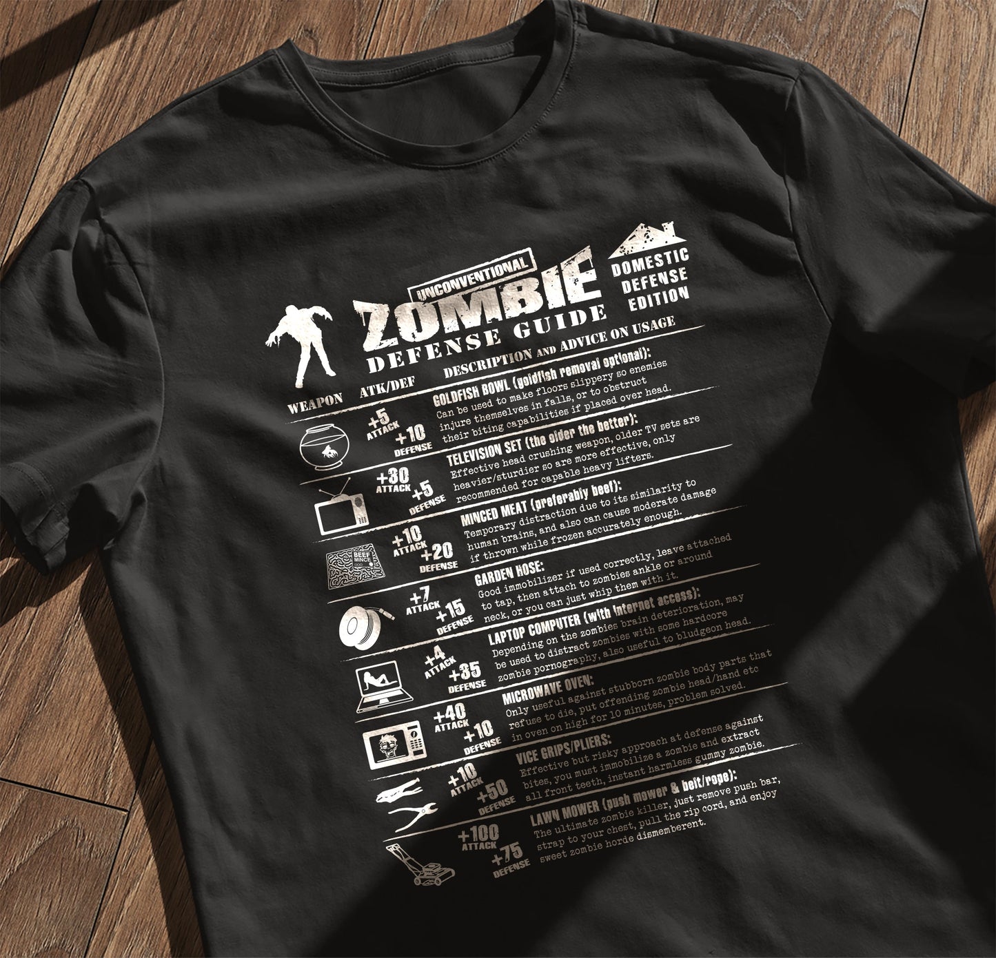 Zombie Defense Guide T-Shirt