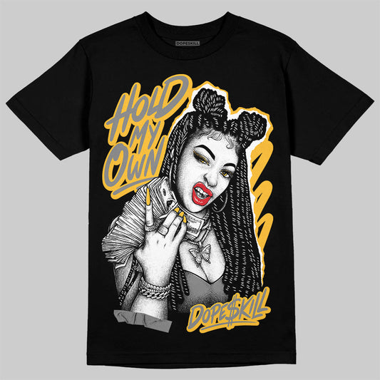 9060 Varsity Gold DopeSkill T-Shirt New H.M.O Graphic