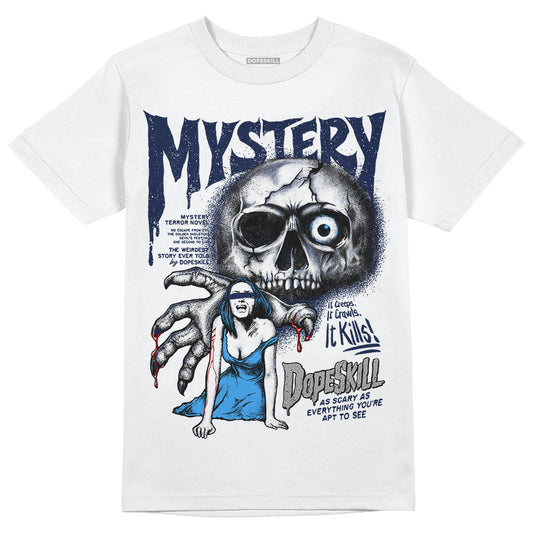 AJ Spizike White Obsidian DopeSkill T-Shirt Mystery Ghostly Grasp Graphic