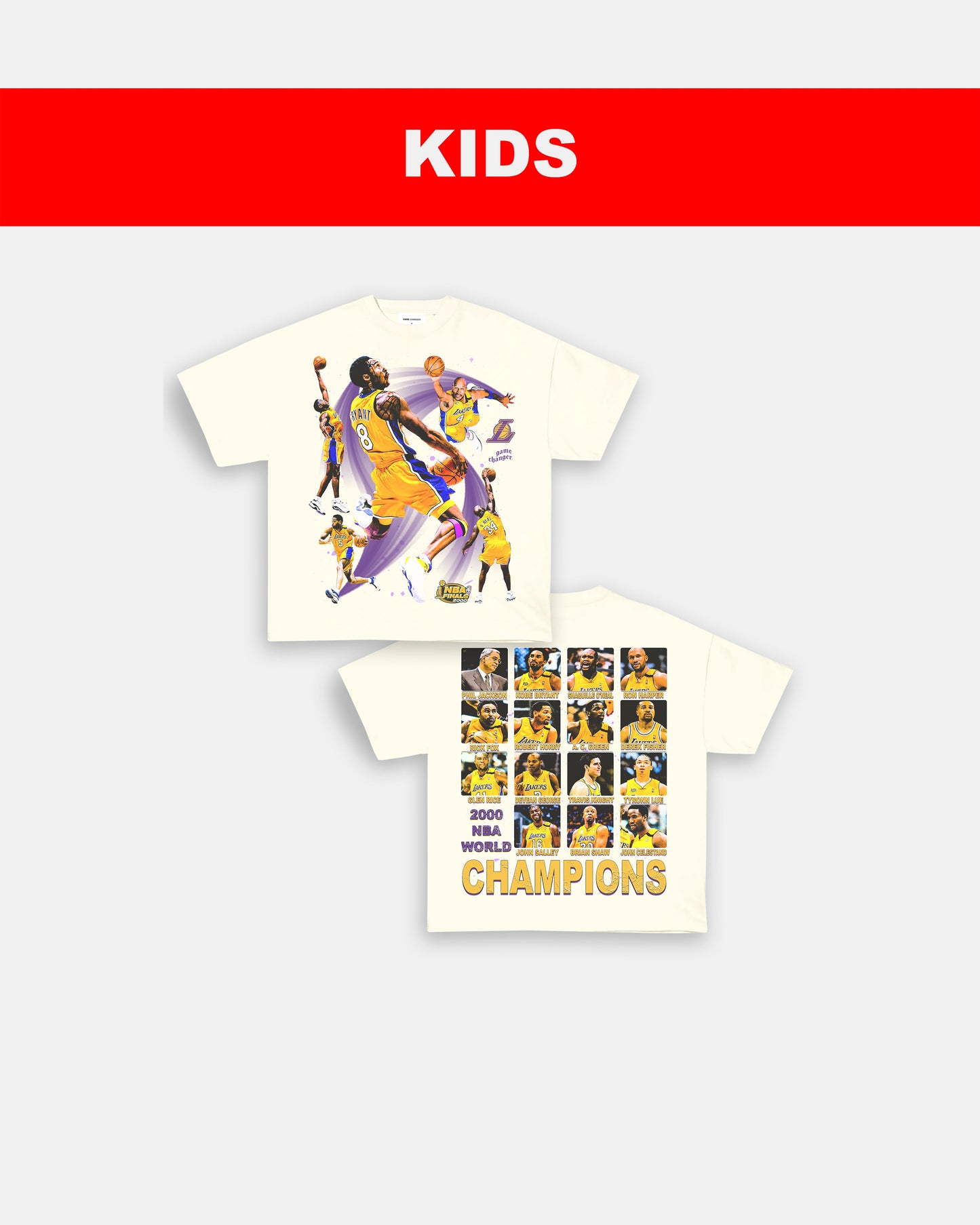 2000 NBA CHAMPS - KIDS TEE - [DS] Style001