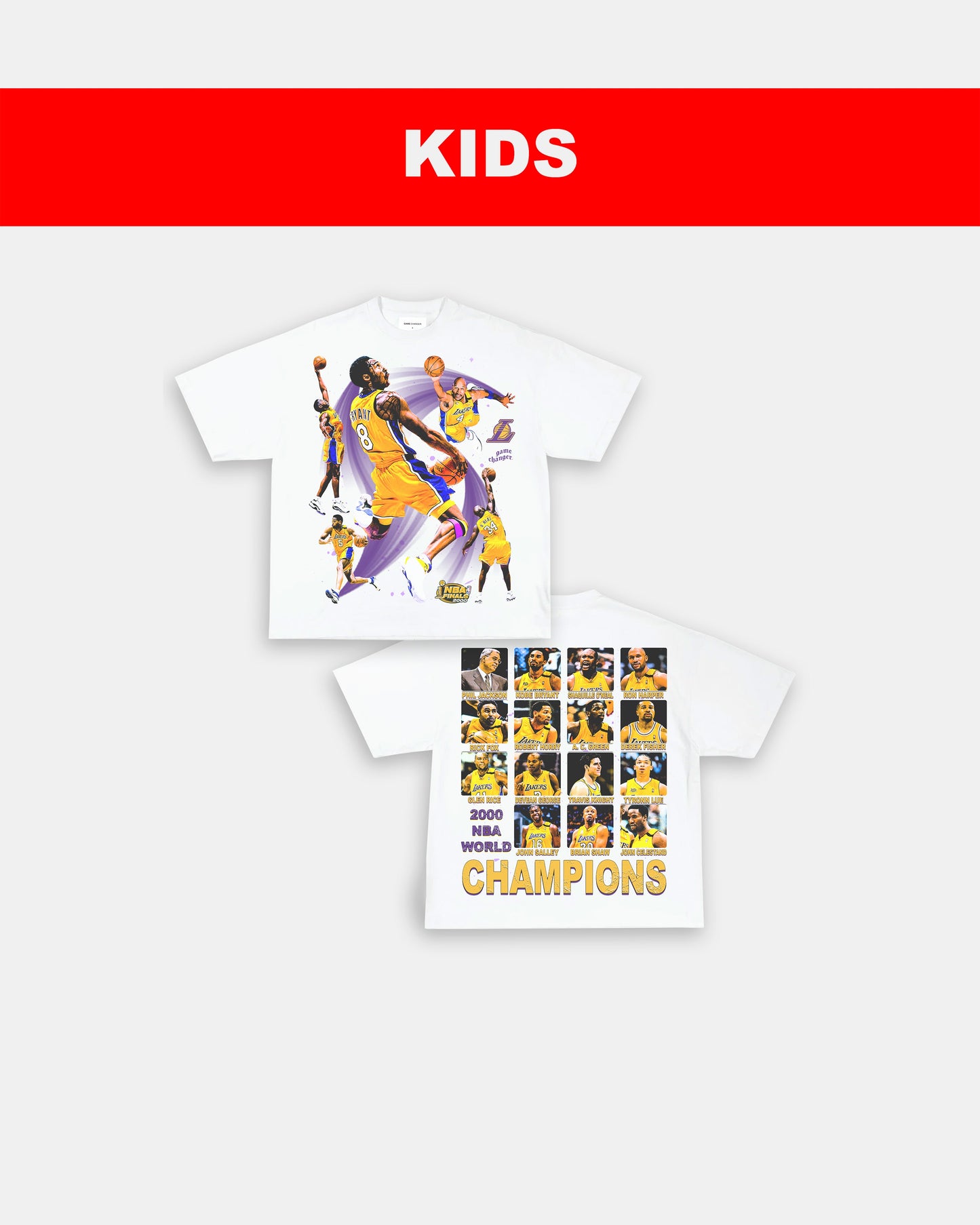 2000 NBA CHAMPS - KIDS TEE - [DS] Style001
