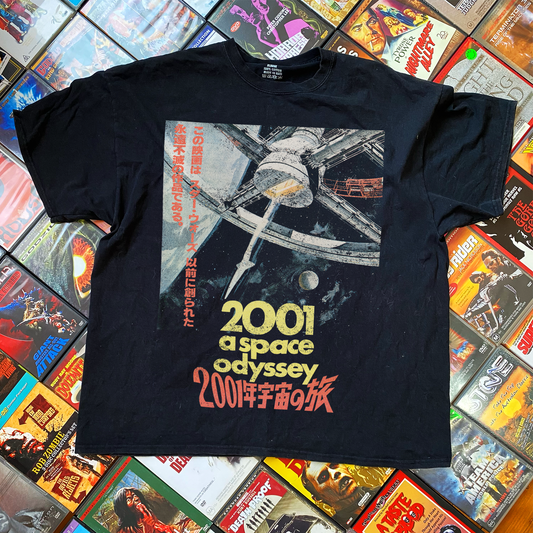 '2001: A SPACE ODYSSEY' JAPANESE PROMO BLACK T-SHIRT