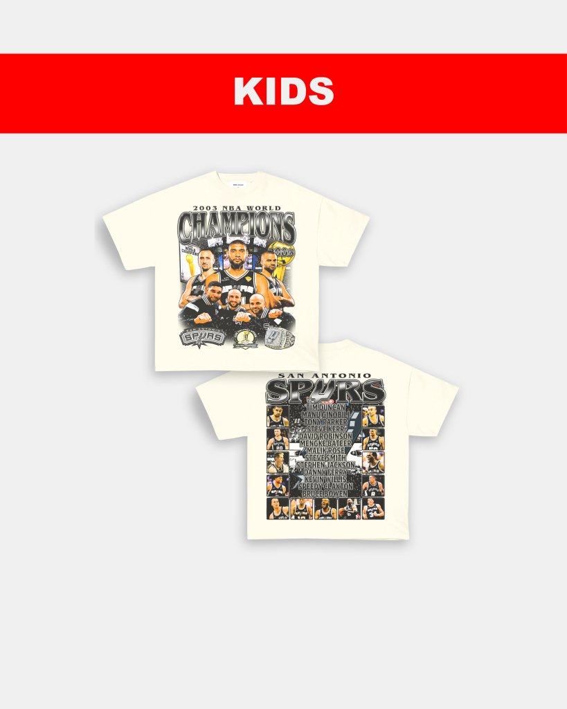 2003 NBA CHAMPIONS - KIDS TEE - [DS]