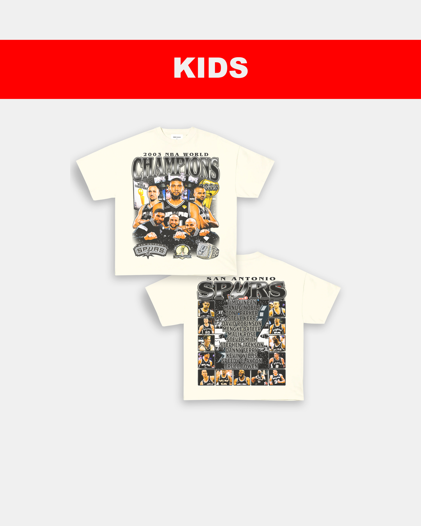 2003 NBA CHAMPIONS - KIDS TEE - [DS] Style001