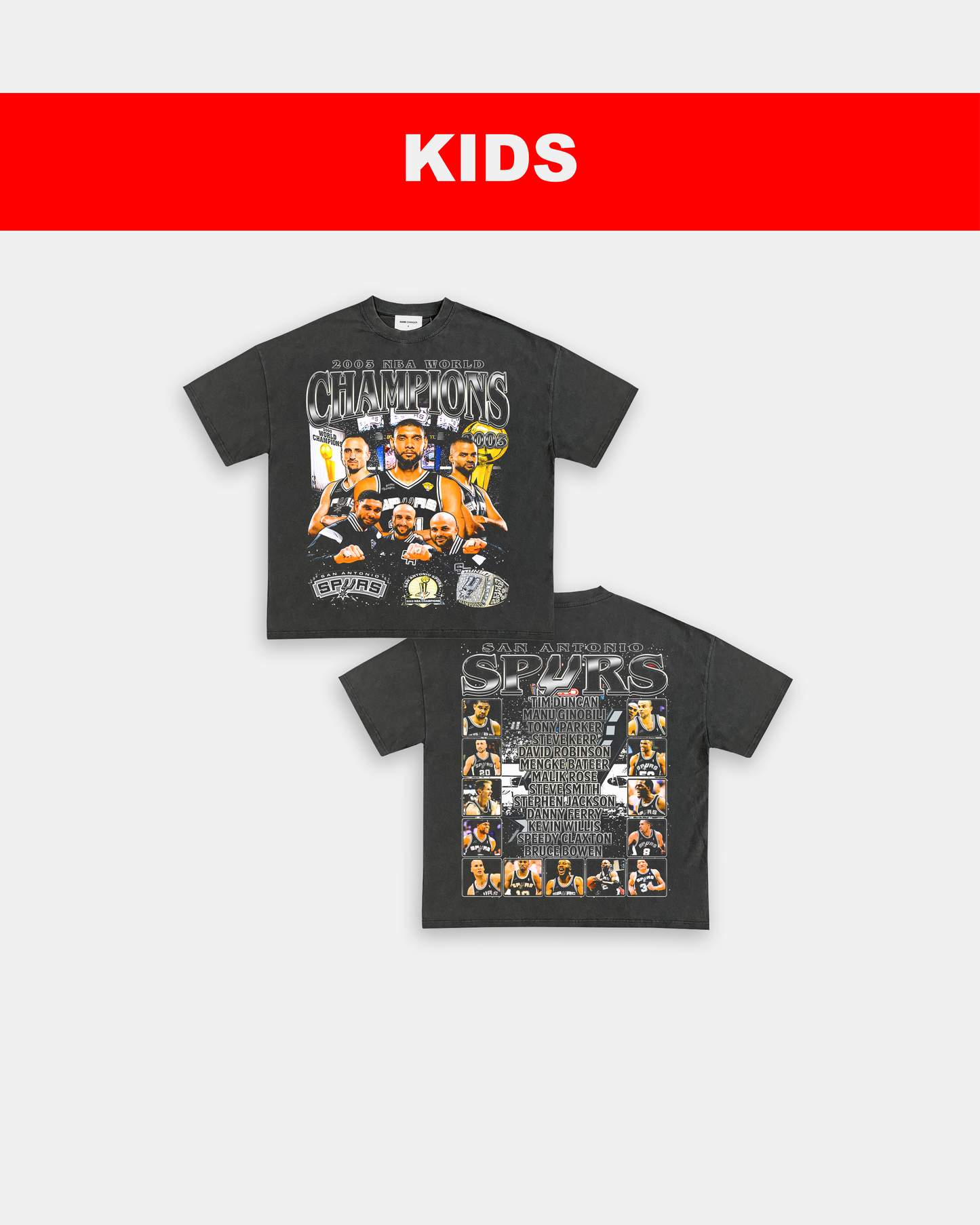 2003 NBA CHAMPIONS - KIDS TEE - [DS] Style001