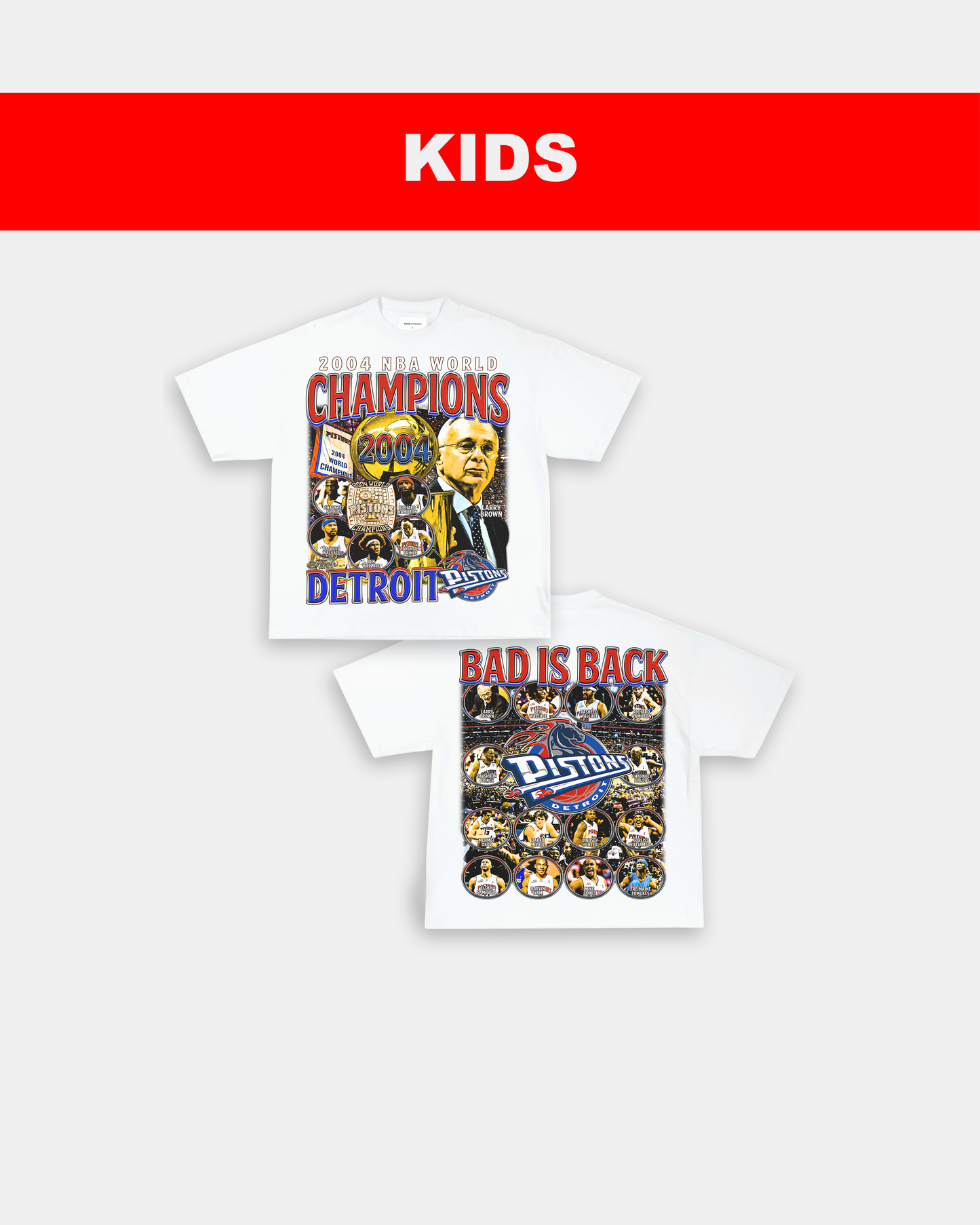 2004 NBA CHAMPIONS - KIDS TEE - [DS] Style001