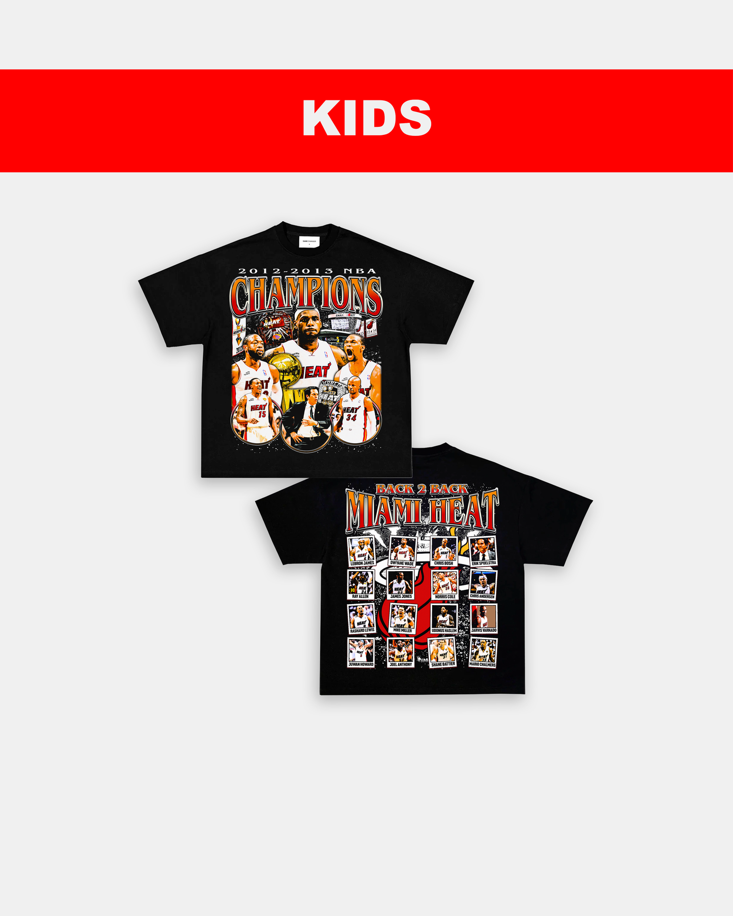 2012-13 NBA CHAMPIONS - KIDS TEE - [DS] Style001