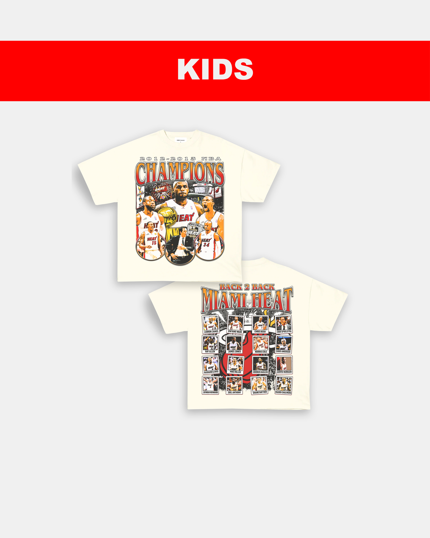 2012-13 NBA CHAMPIONS - KIDS TEE - [DS] Style001