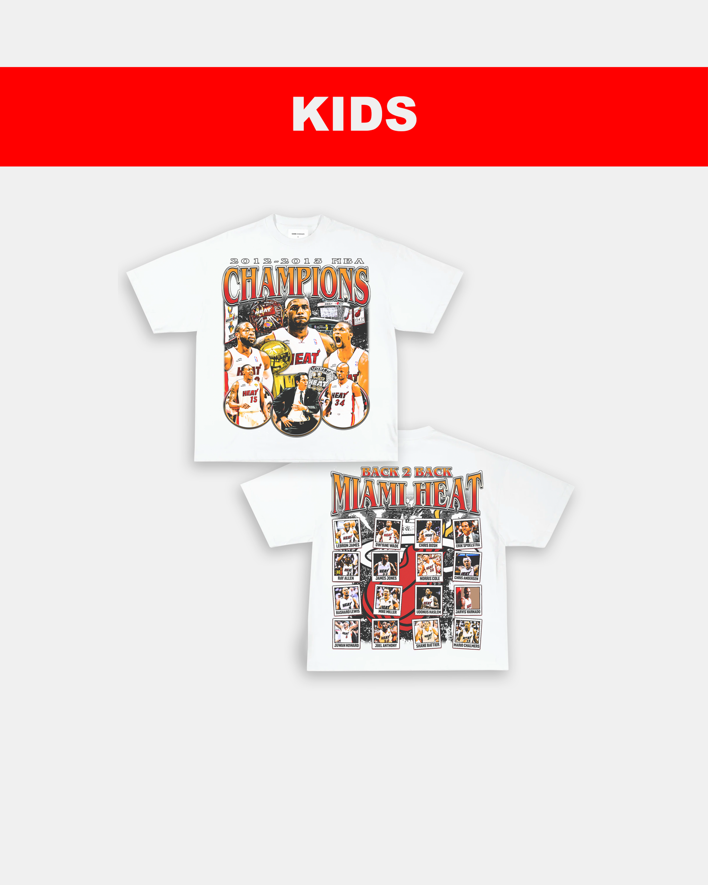 2012-13 NBA CHAMPIONS - KIDS TEE - [DS] Style001
