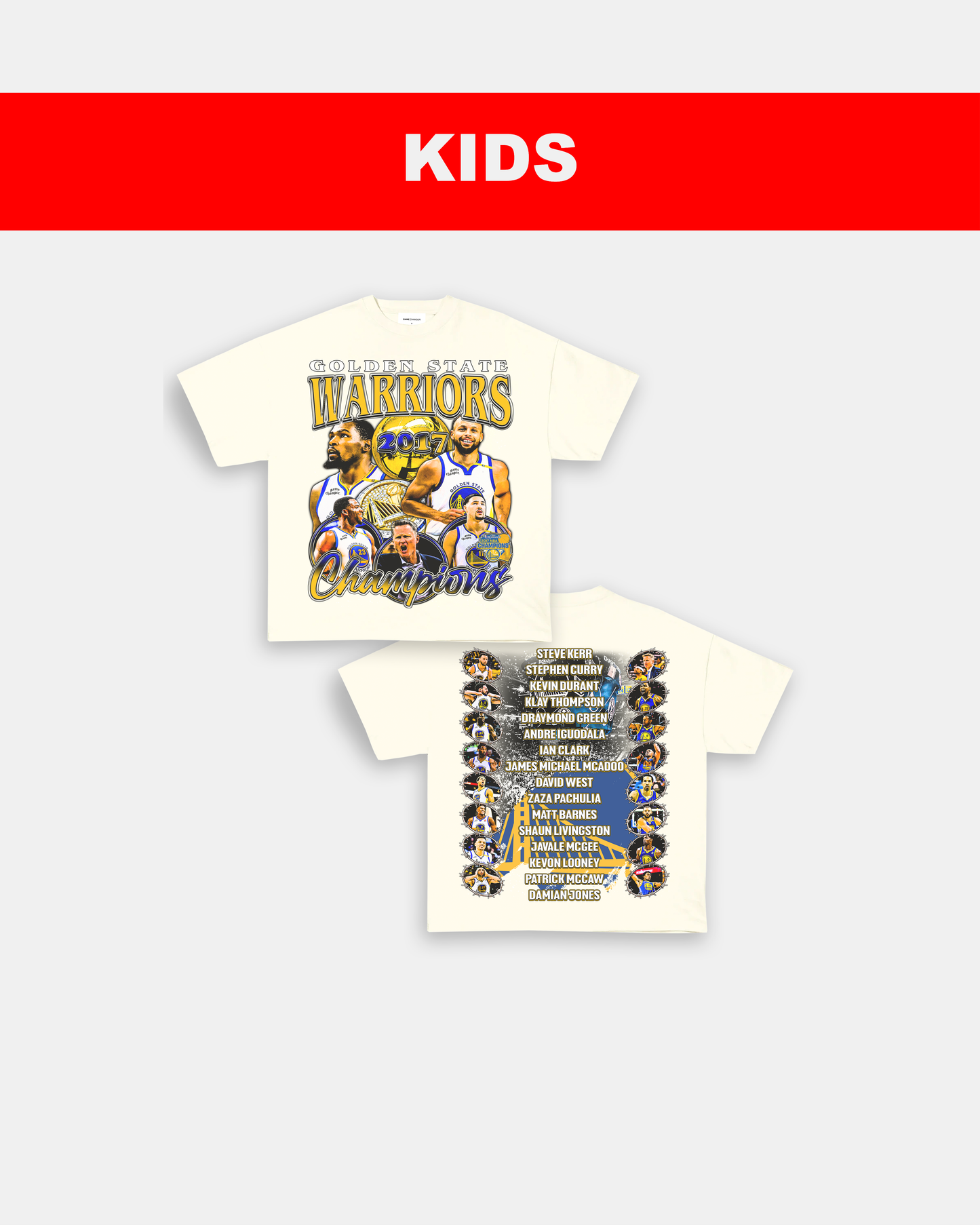 2017 NBA CHAMPIONS - KIDS TEE - [DS] Style001