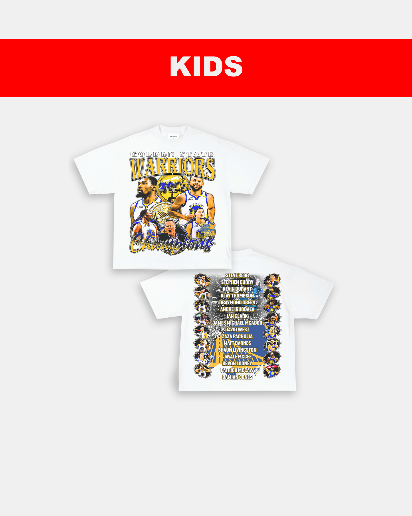 2017 NBA CHAMPIONS - KIDS TEE - [DS] Style001