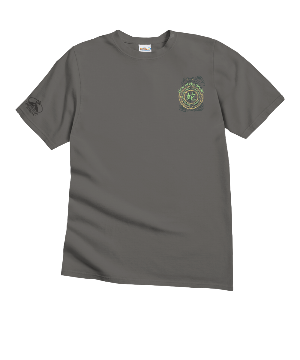 Year Of The Snake Circles 2025 - Crater Dyed¬Æ Short Sleeve Crewneck T-Shirt