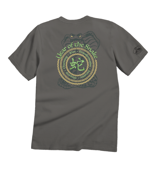 Year Of The Snake Circles 2025 - Crater Dyed¬Æ Short Sleeve Crewneck T-Shirt