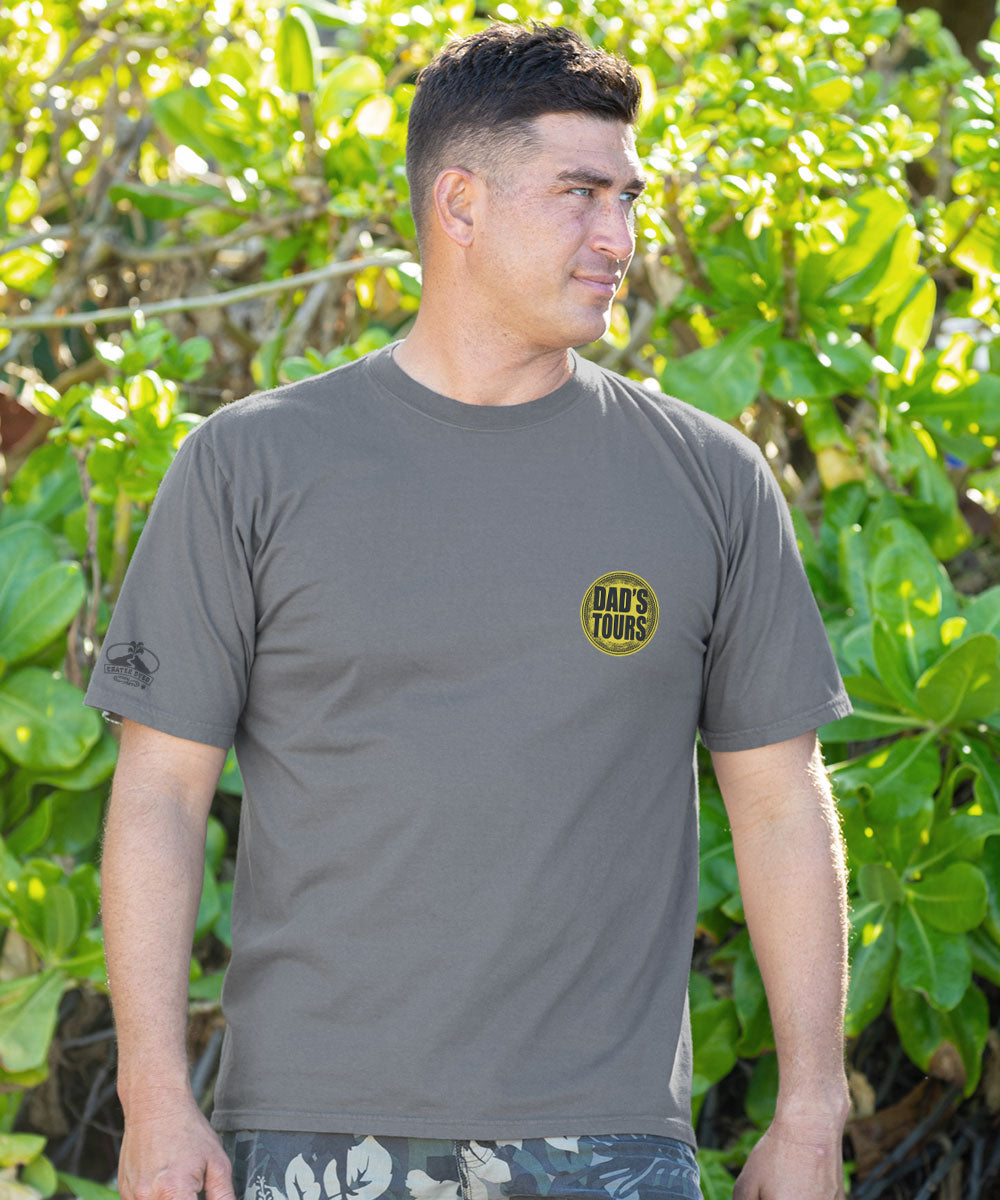 Dads Tours No Map - Crater Dyed¬Æ Short Sleeve Crewneck T-Shirt