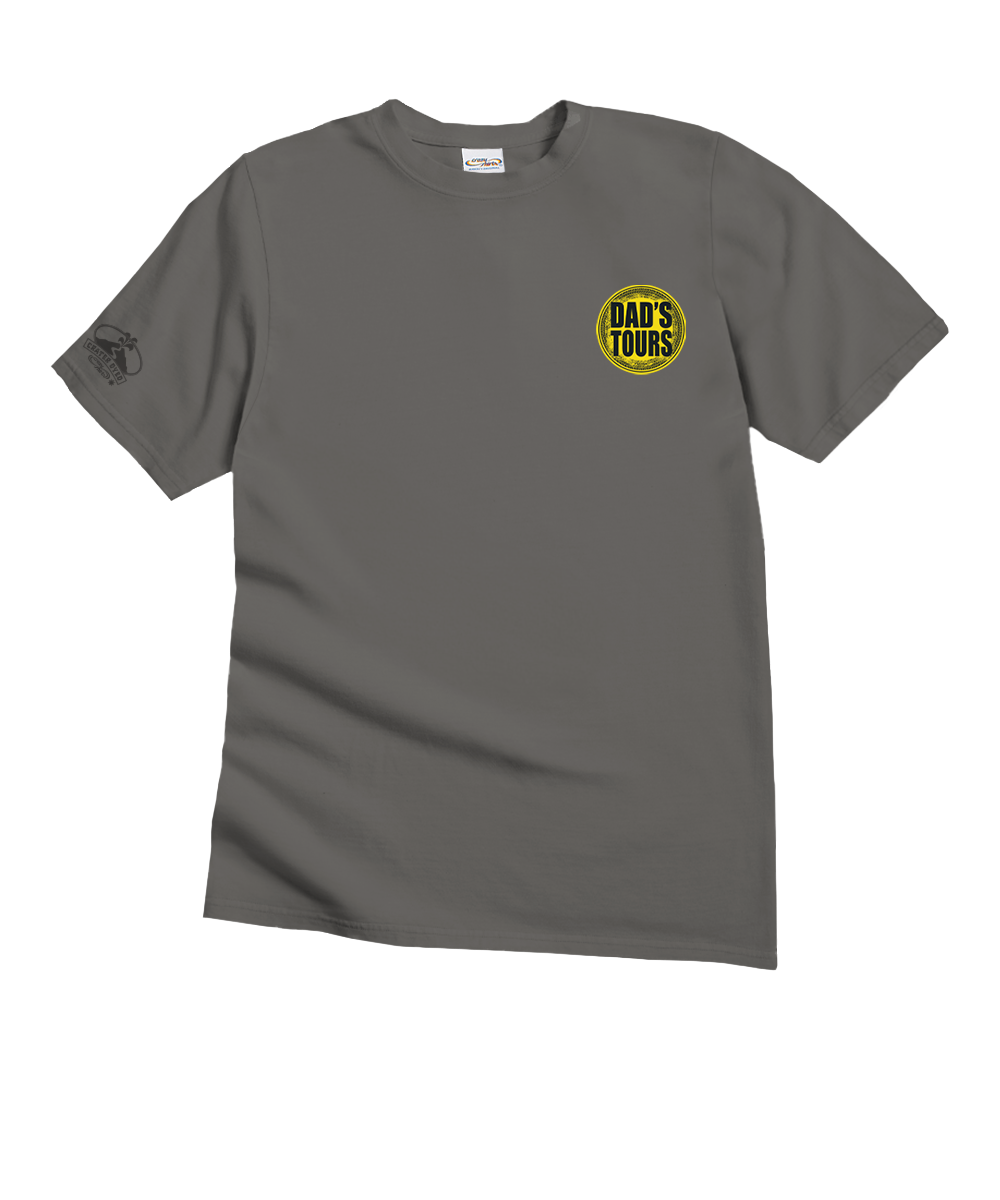 Dads Tours No Map - Crater Dyed¬Æ Short Sleeve Crewneck T-Shirt