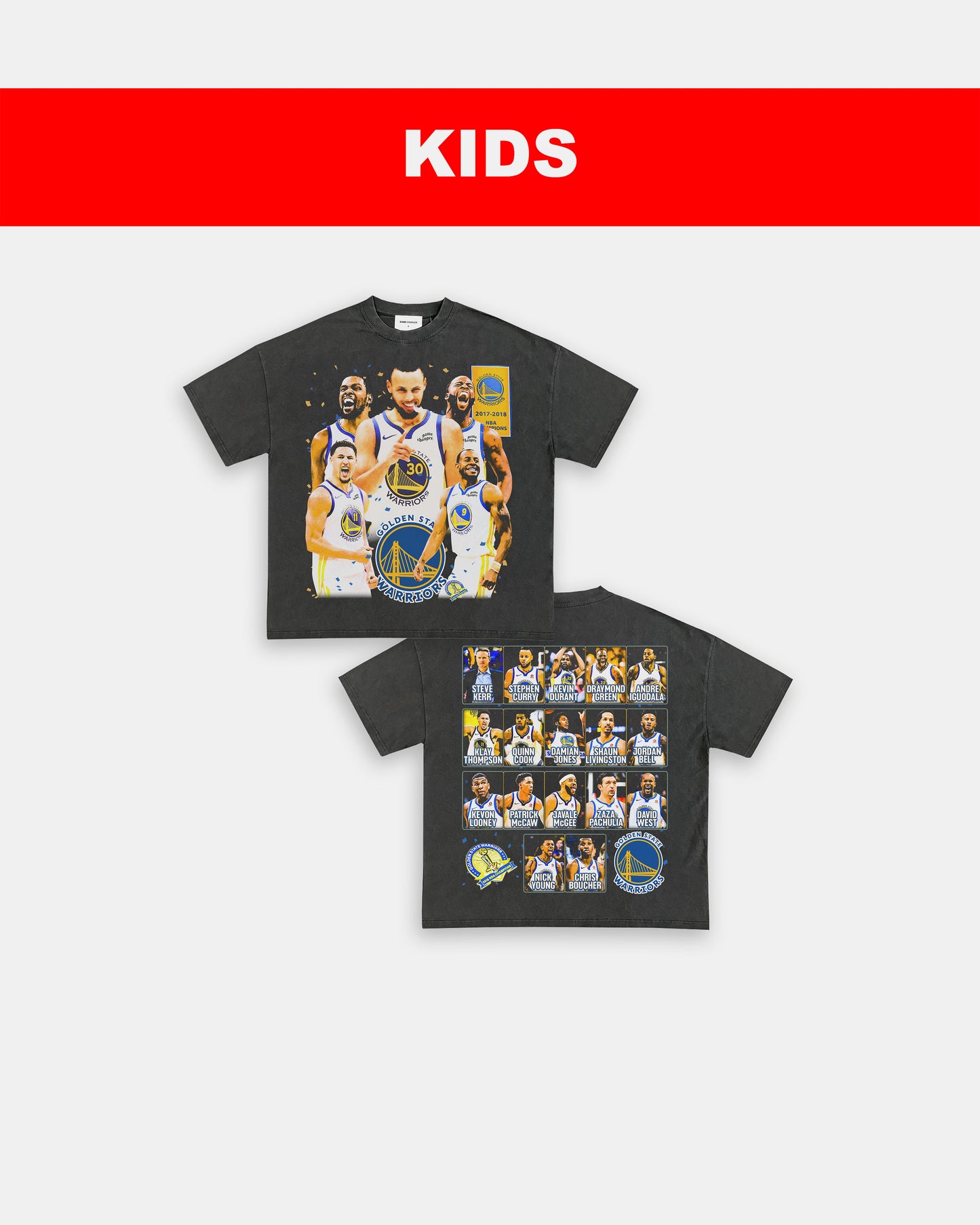 2018 NBA CHAMPS - KIDS TEE - [DS] Style001