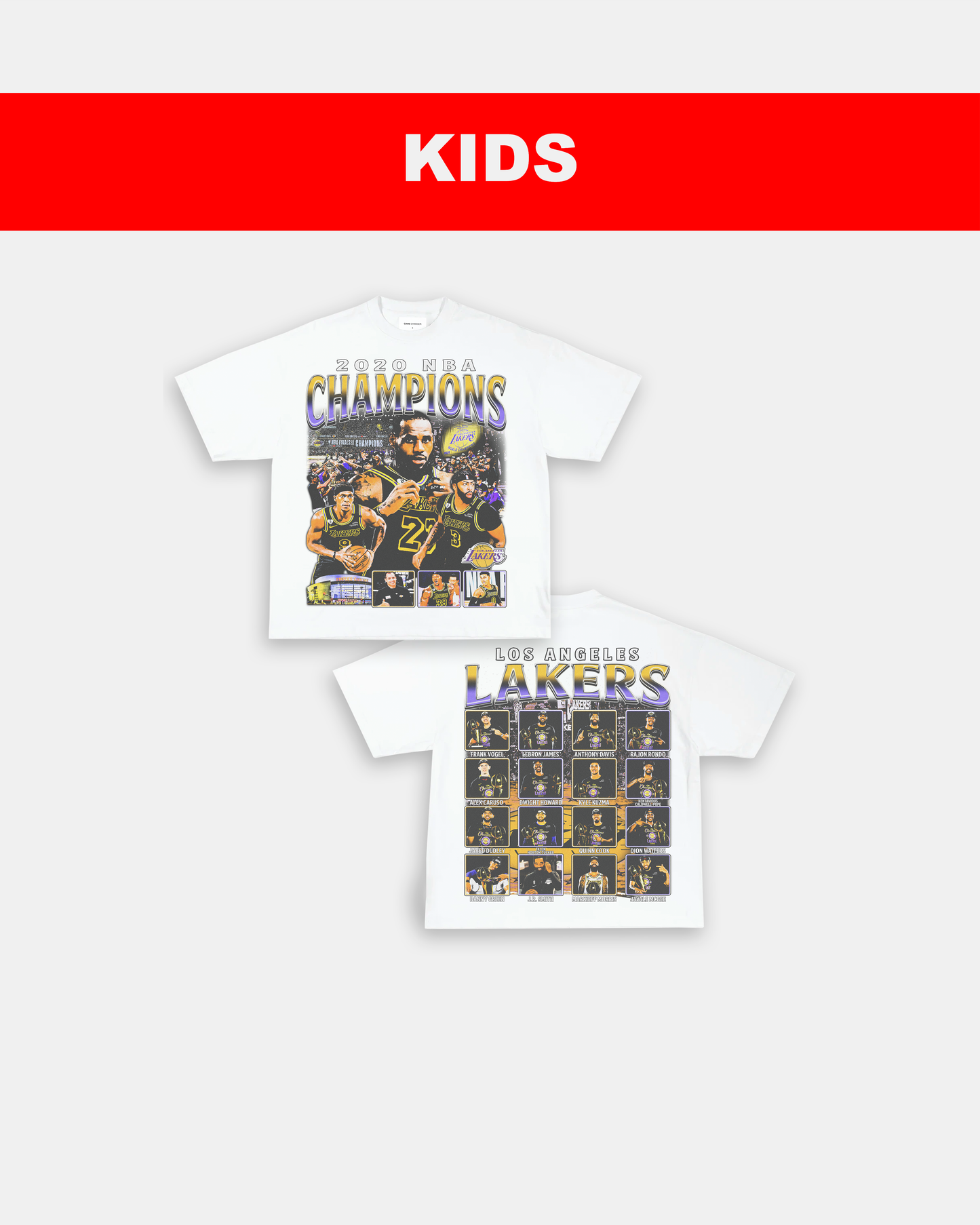 2020 NBA CHAMPIONS - KIDS TEE - [DS] Style001
