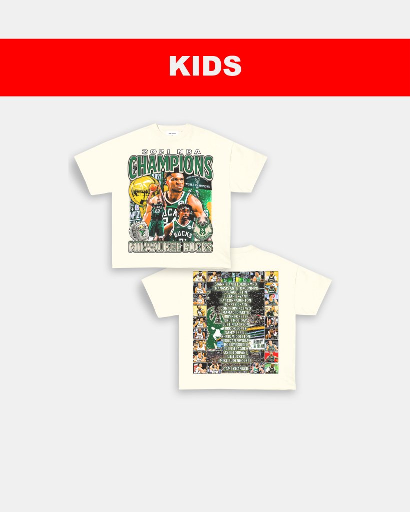 2021 NBA CHAMPIONS - KIDS TEE - [DS]
