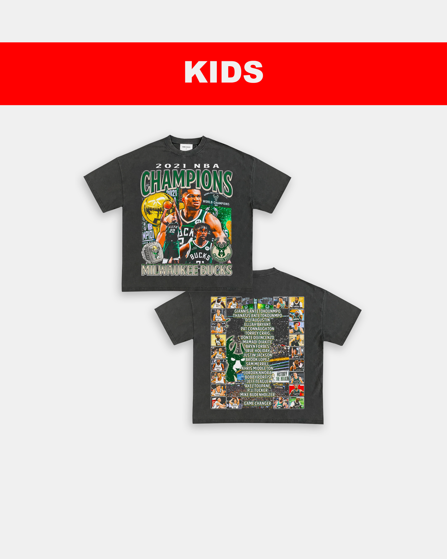 2021 NBA CHAMPIONS - KIDS TEE - [DS] Style001