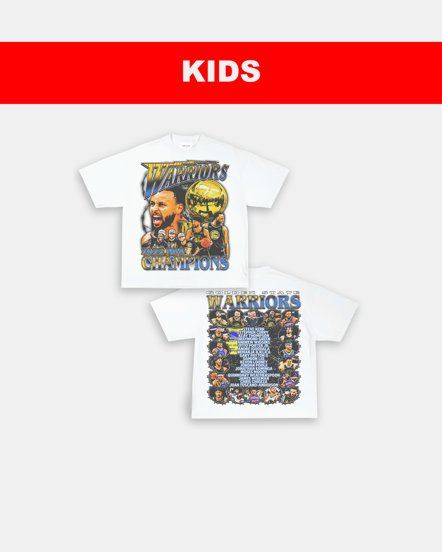 2022 NBA CHAMPIONS DS - KIDS TEE - [DS] Style001