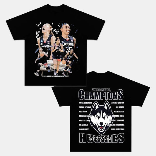 2025 NCAA CHAMPIONS UCONN TEE-DS