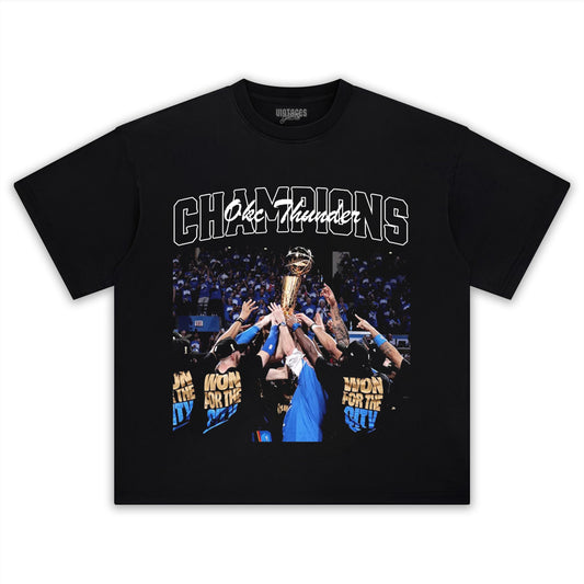 2025 OKLAHOMA CITY THUNDER  y2k TEE