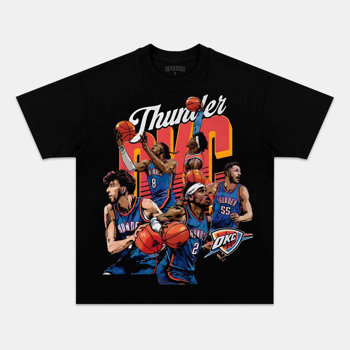 2025 OKLAHOMA CITY THUNDER TEE Style001