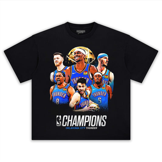 2025 OKLAHOMA CITY THUNDER TEE Style004