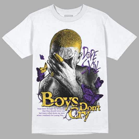 Field Purple 12s DopeSkill T-Shirt Boys Don't Cry Graphic