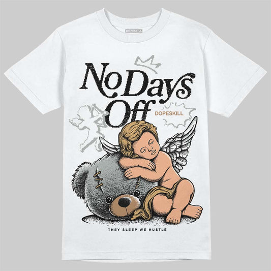 1906R ‚ÄòWhite Gold‚Äô DopeSkill T-Shirt New No Days Off Graphic