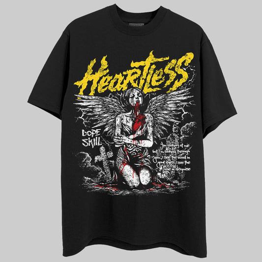 Black Tour Yellow AJ 4 Thunder DopeSkill Unisex T-Shirt Heartless Graphic