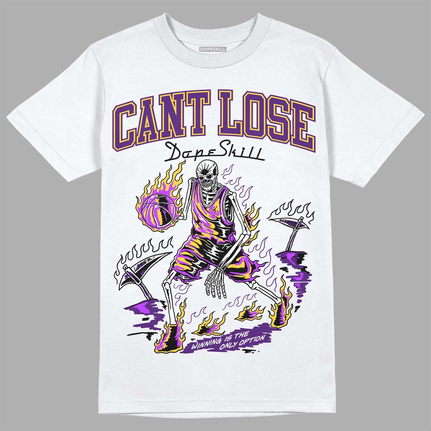Field Purple 12s DopeSkill T-Shirt Cant Lose Graphic