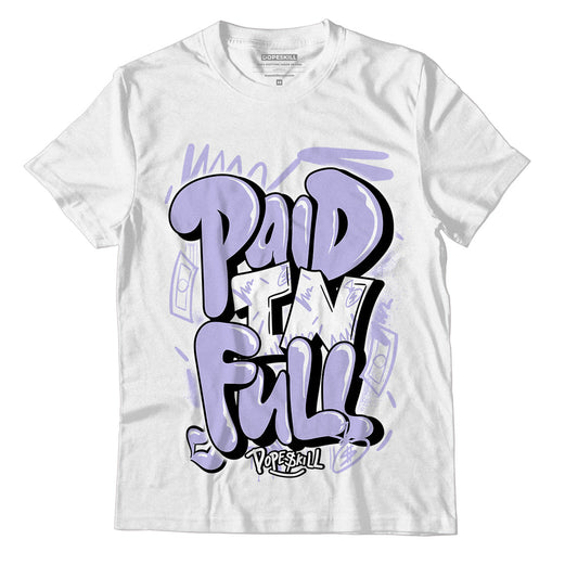 AJ 11 Low Pure Violet DopeSkill T-Shirt New Paid In Full Graphic