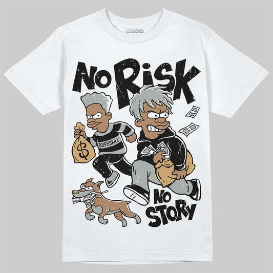 1906R ‚ÄòWhite Gold‚Äô DopeSkill T-Shirt No Risk No Story Graphic