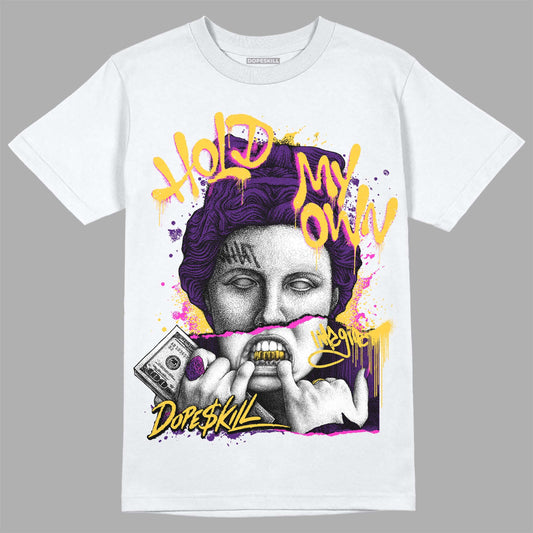 Field Purple 12s DopeSkill T-Shirt Hold My Own Graphic