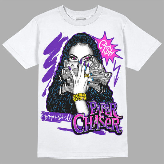 Dunk Purple Championship Court White DopeSkill T-Shirt NPC Graphic