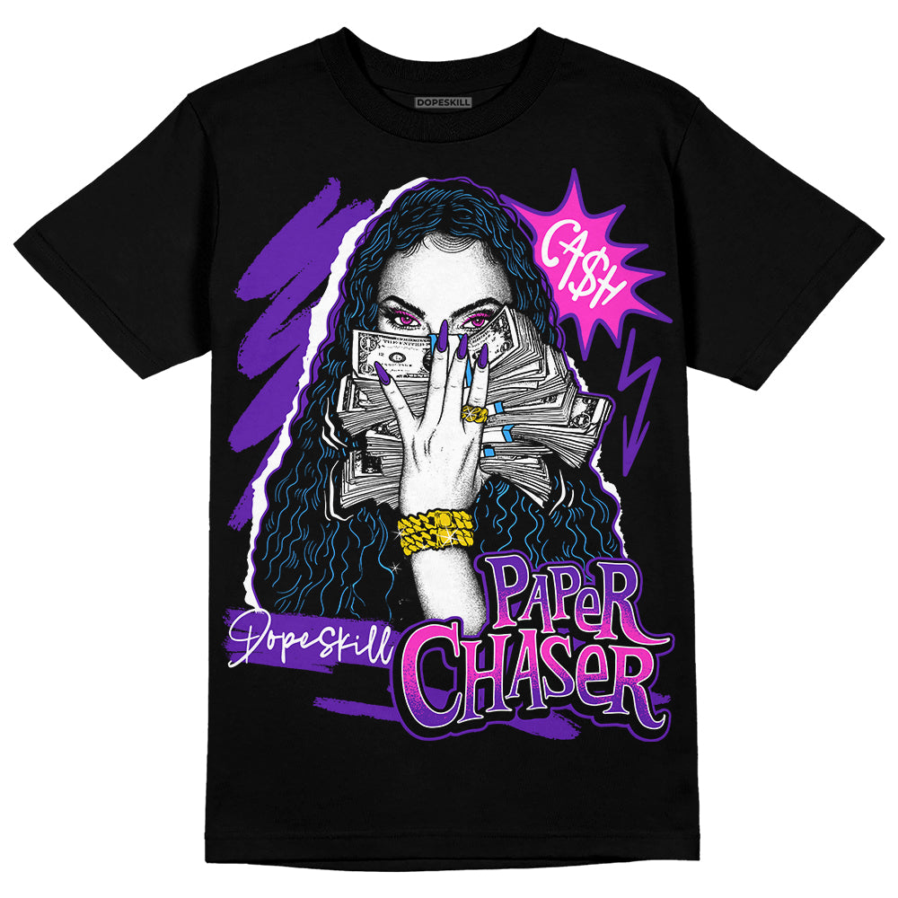 Dunk Purple Championship Court White DopeSkill T-Shirt NPC Graphic