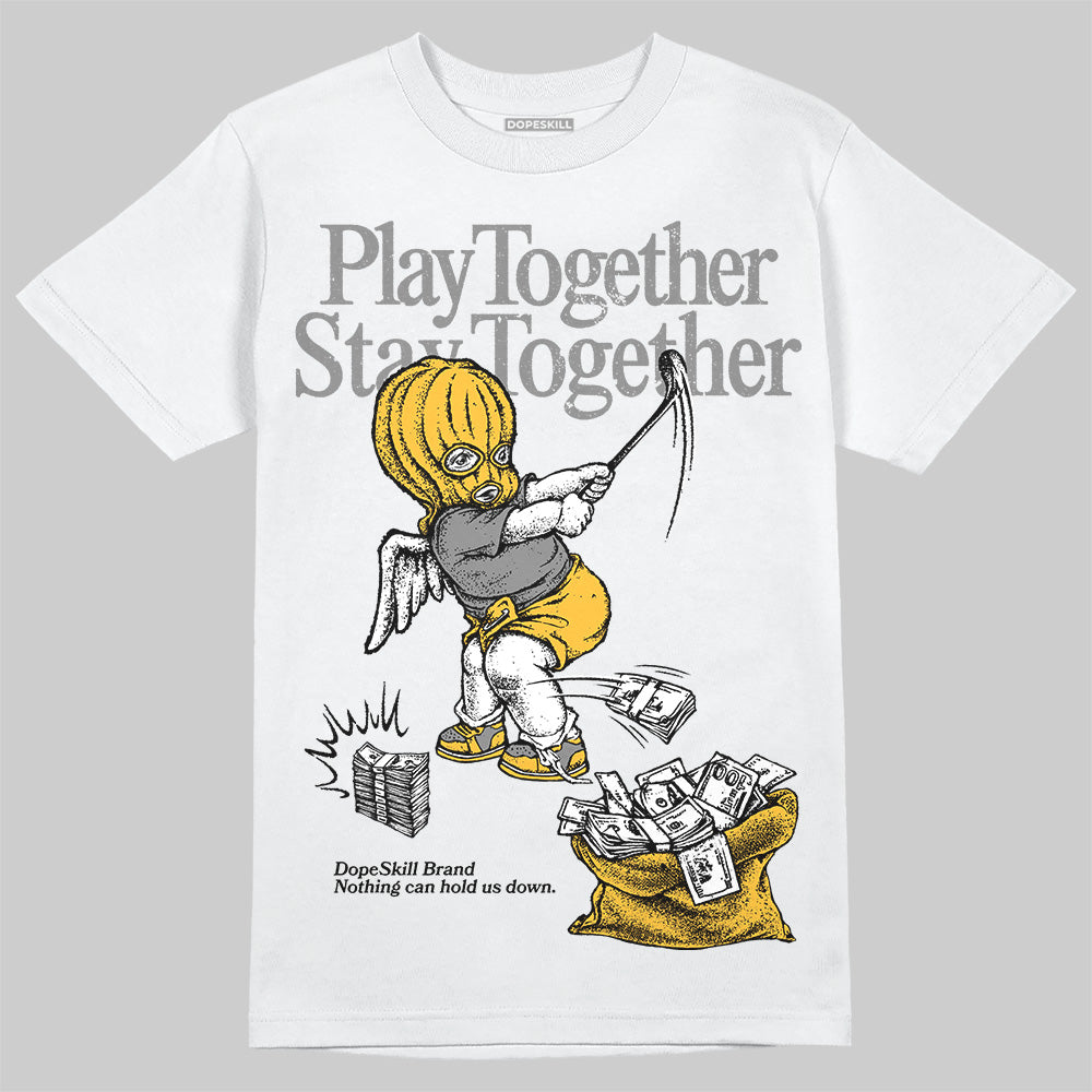 9060 Varsity Gold DopeSkill T-Shirt Play together, Stay together Graphic