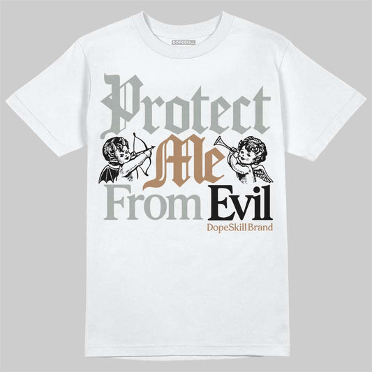 1906R ‚ÄòWhite Gold‚Äô DopeSkill T-Shirt Protect Me From Evil Graphic