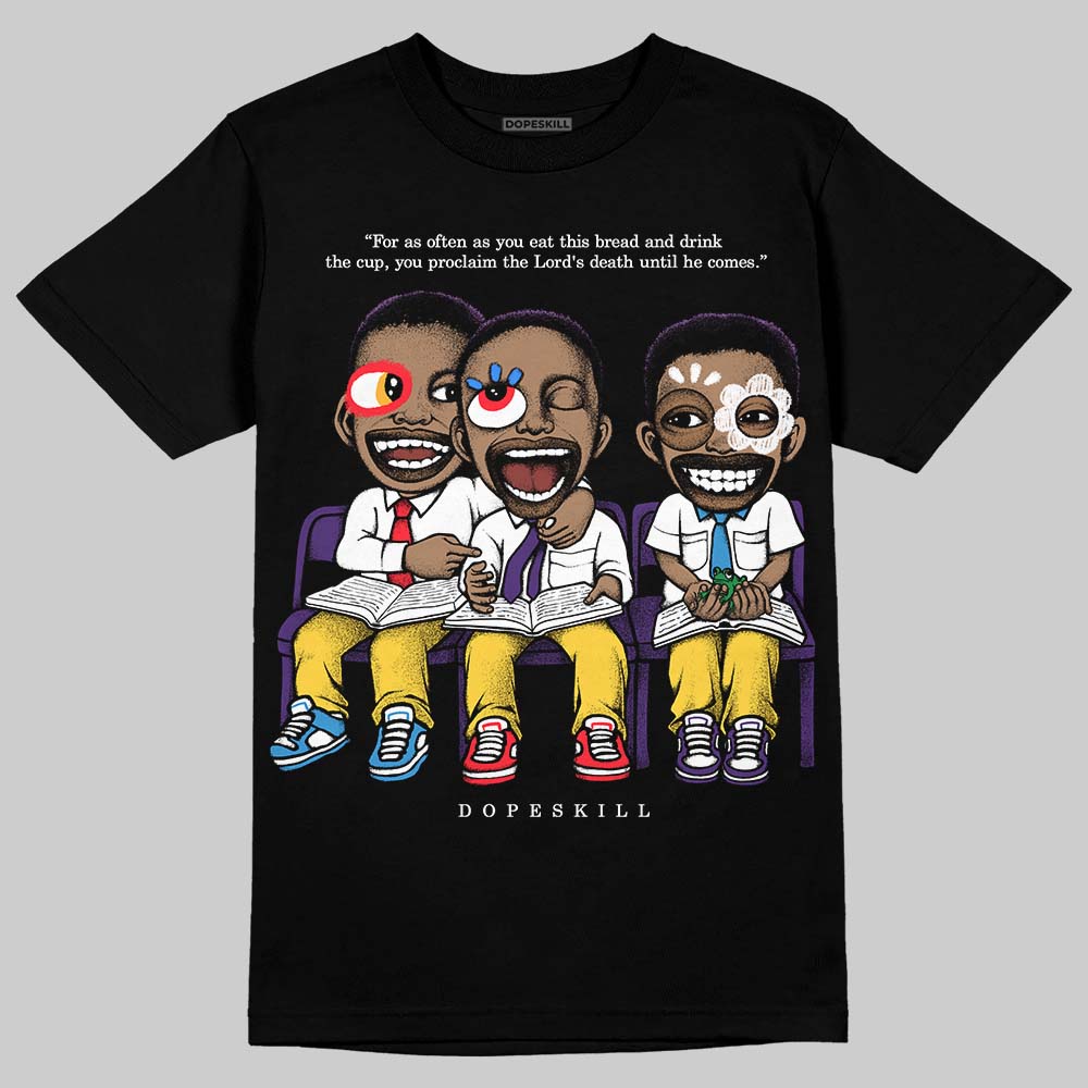 Field Purple 12s DopeSkill T-Shirt First Sunday Graphic