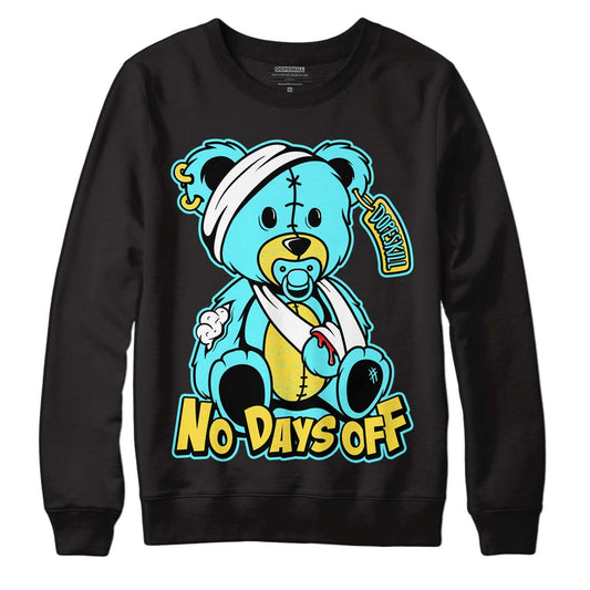 Aqua 5s DopeSkill Sweatshirt Hurt Bear Graphic