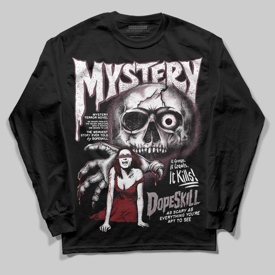 A Ma Maniere x "Violet Ore" 5s DopeSkill Long Sleeve T-Shirt Mystery Ghostly Grasp Graphic
