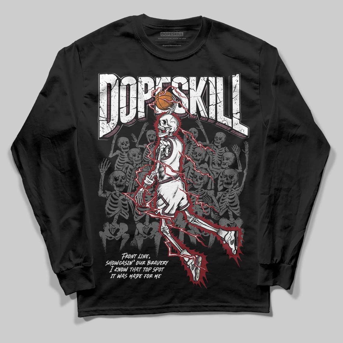 A Ma Maniere x "Violet Ore" 5s DopeSkill Long Sleeve T-Shirt Thunder Dunk Graphic