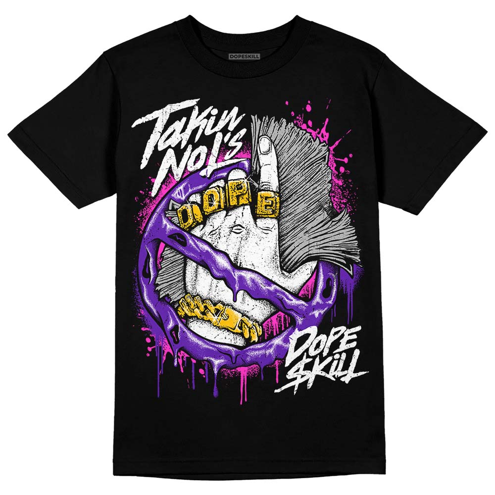 Dunk Purple Championship Court White DopeSkill T-Shirt Takin No L's Graphic