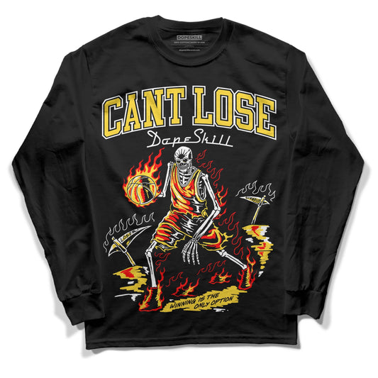 Black Tour Yellow AJ 4 Thunder DopeSkill Long Sleeve T-Shirt Cant Lose Graphic