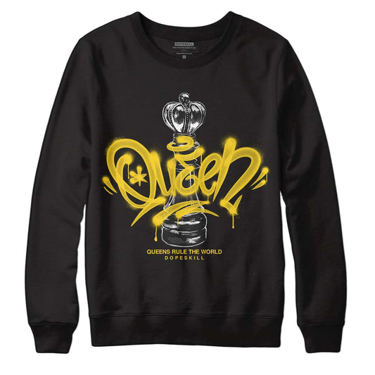 Black Tour Yellow AJ 4 Thunder DopeSkill Sweatshirt Queen Chess Graphic