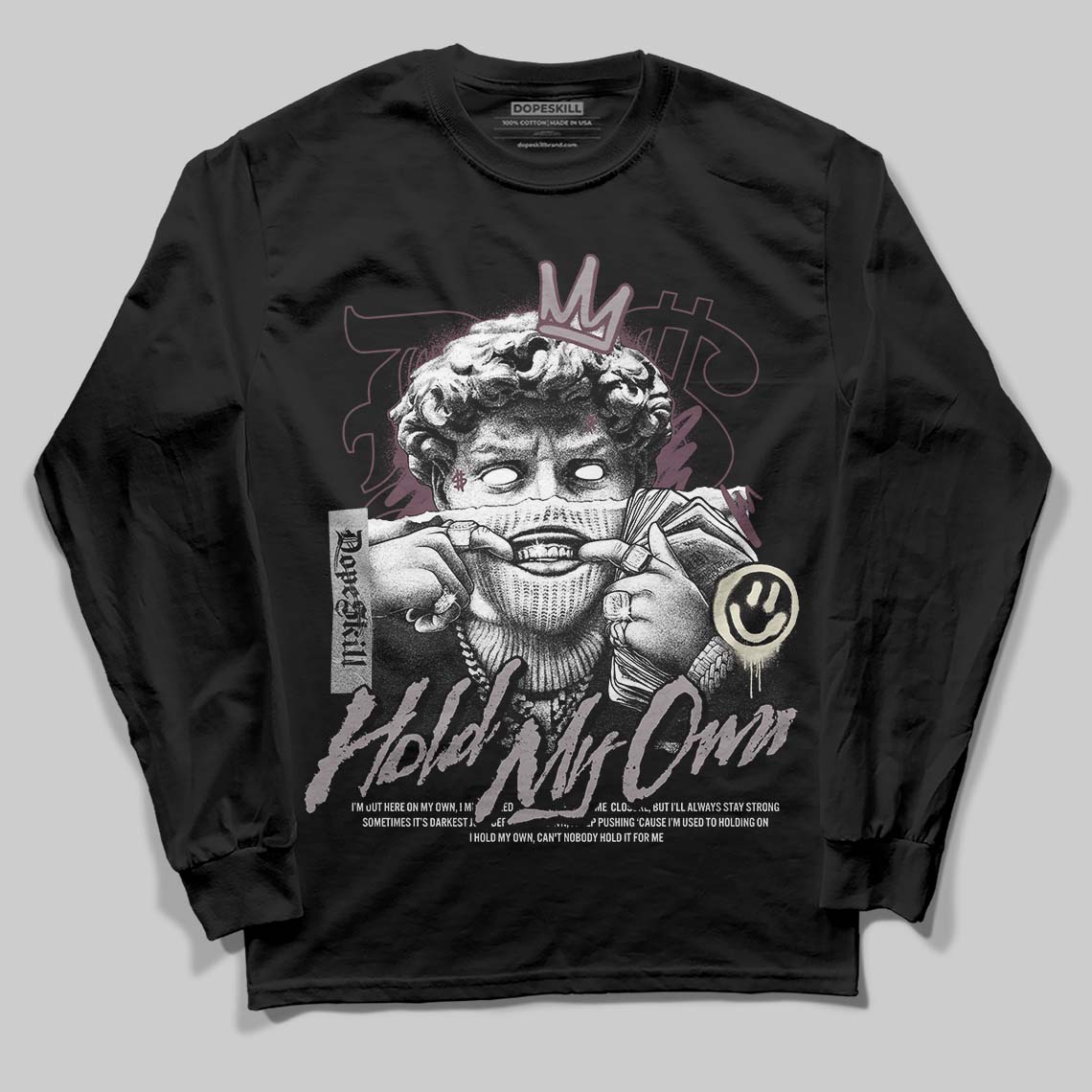 A Ma Maniere x "Violet Ore" 5s DopeSkill Long Sleeve T-Shirt In My Way Graphic