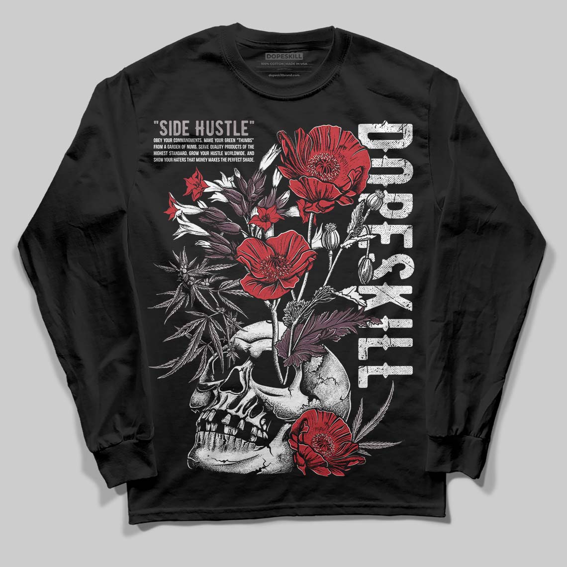 A Ma Maniere x "Violet Ore" 5s DopeSkill Long Sleeve T-Shirt Side Hustle Graphic